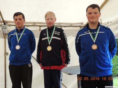 Siegerehrung KV VII Einzelmeister