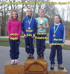 2014 weibliche Jugend E - Klootschießen