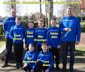 2017 männliche Jugend D - Klootschießen