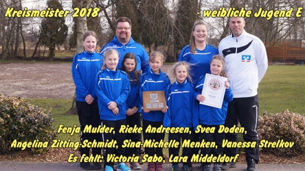 2018 weibliche Jugend E